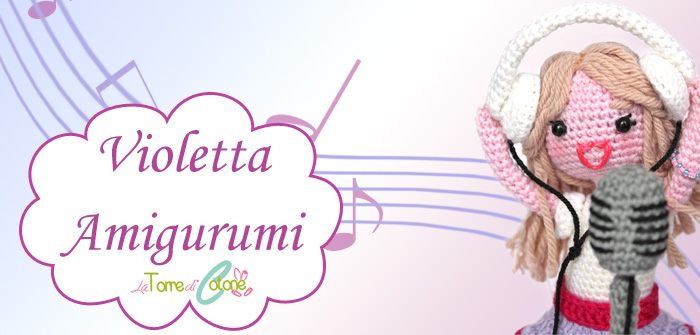 Amigurumi: schema di Violetta Disney all'uncinetto