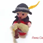 Sal presepe amigurumi: lo zampognaro