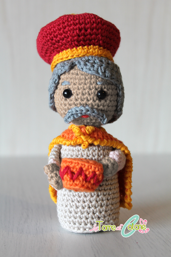 Presepe amigurumi 2014: Re Magio Baldassarre