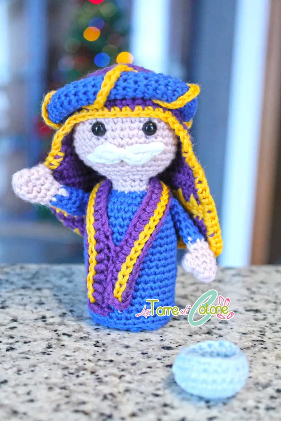 Sal Presepe amigurumi: schema re magio Melchiorre