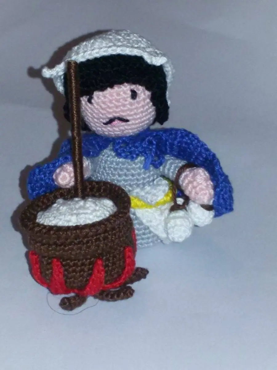 Sal Presepe all'uncinetto II: il ricottaro