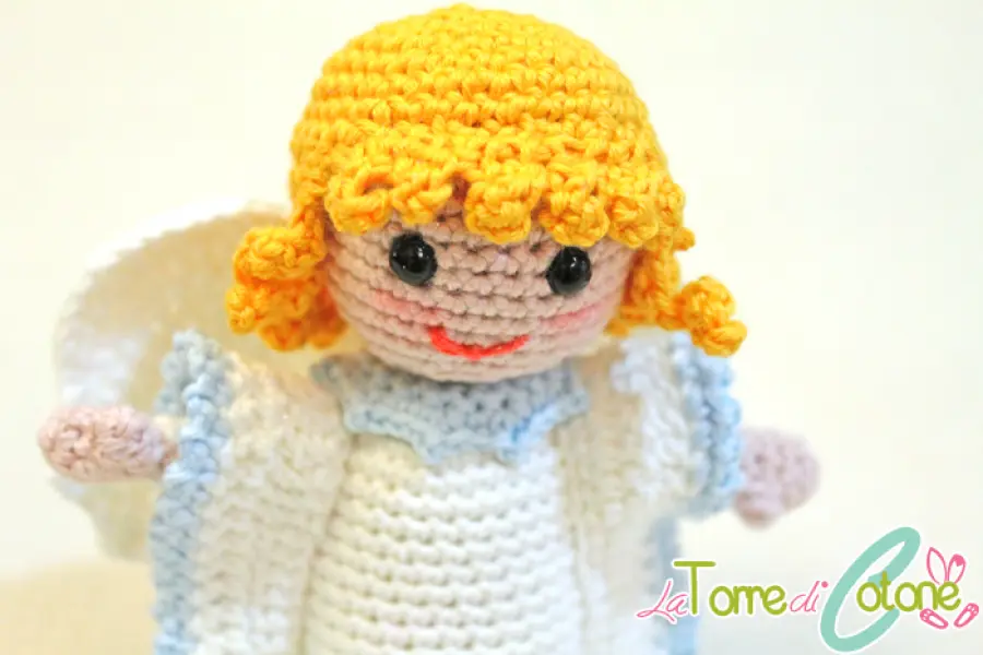 Sal presepe amigurumi 2014: l'angelo all'uncinetto