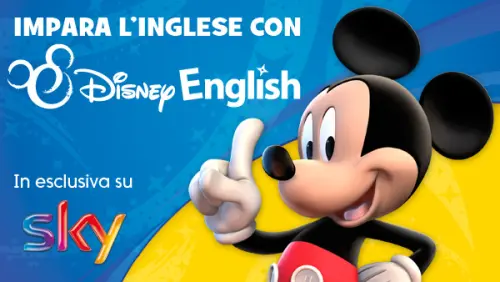 Disney English, il nuovo corso di inglese per bambini su Sky