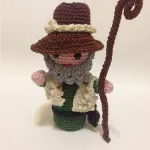 Schema pastore: Sal presepe all'uncinetto