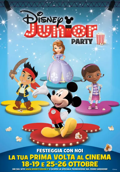 Disney Junior Party: oggi i cartoni preferiti dai tuoi bambini al cinema