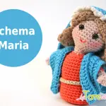 Sal presepe all'uncinetto II: schema Maria