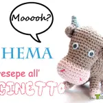 SAL Presepe all’Uncinetto: schema bue amigurumi