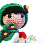 Presepe all’uncinetto 2014: la fioraia