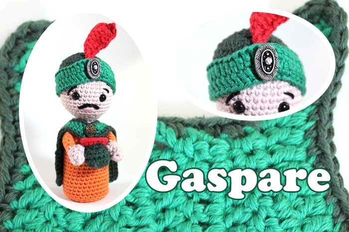 Presepe all'uncinetto 2014: Re Magio Gaspare