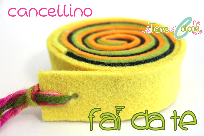 Cancellino fai da te - Il mio saluto alla scuola materna