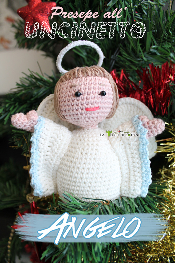 Presepe all’uncinetto #9: Schema Angelo amigurumi