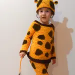 Giraffe crochet costume