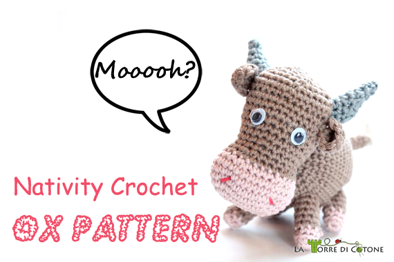 Nativity crochet: ox pattern
