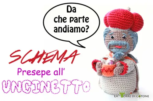 SAL Presepe all’Uncinetto #4: schema Re Magio Baldassarre