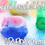 #esperienzacreativa con disegni invisibili, spugne e tempere