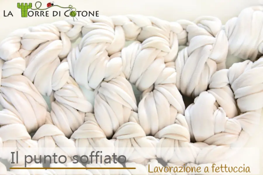 Punti uncinetto per fettuccia #2: Punto Soffiato