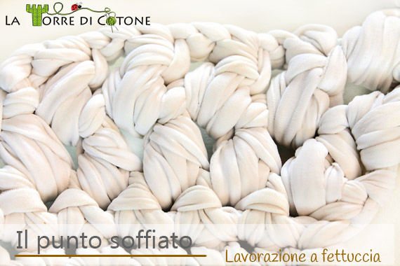 Punti uncinetto per fettuccia #2: Punto Soffiato