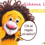 Schema leone amigurumi all'uncinetto