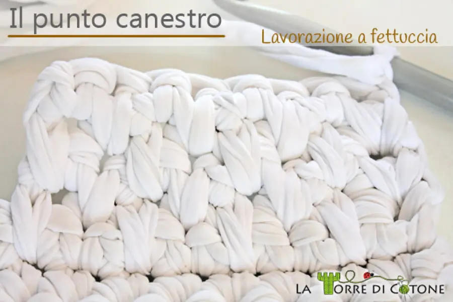 Il punto canestro - Punti uncinetto per fettuccia