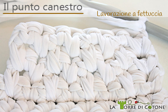 Il punto canestro - Punti uncinetto per fettuccia