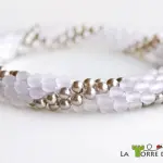 Bracciale all'uncinetto con perline - Video spirale a crochet