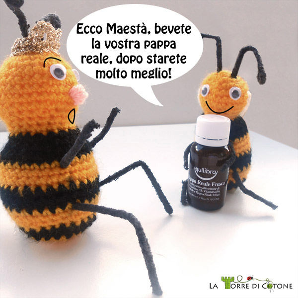 Spiegazioni per fare un'ape amigurumi all'uncinetto