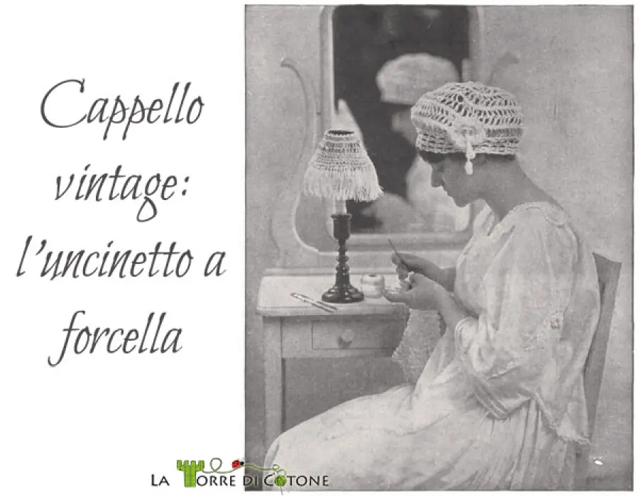 Lavori con la forcella: Cappello Boudoir