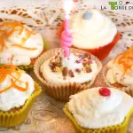 Ricetta dei cupcakes agli smarties e arancia