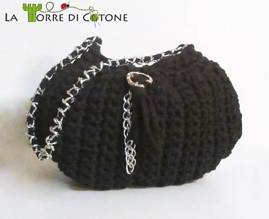 Borse in fettuccia - Schema borsa all'uncinetto