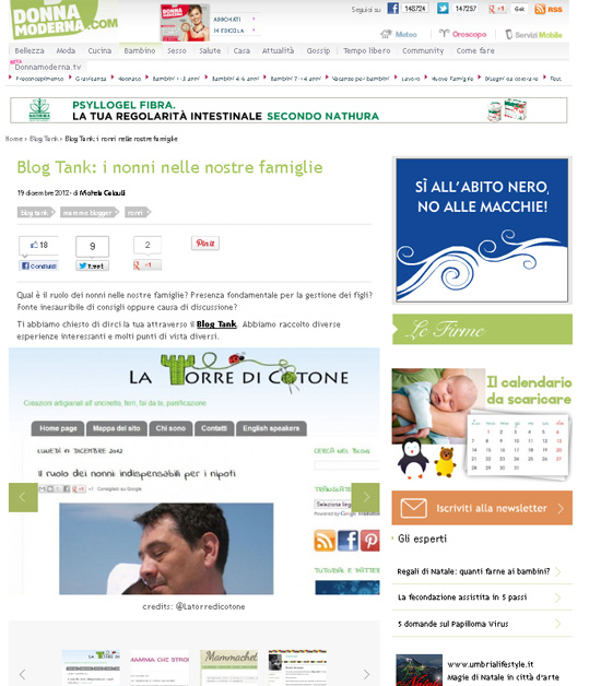 Blog Tank su Donna Moderna