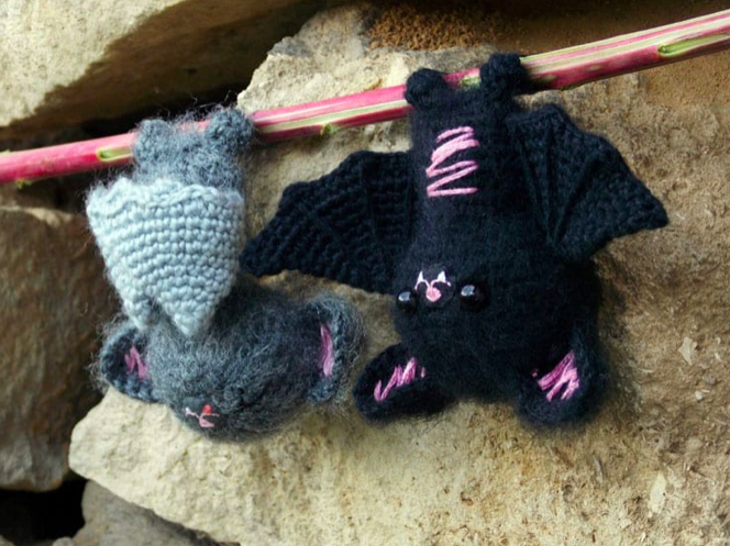 Schemi uncinetto: i piccoli pipistrelli