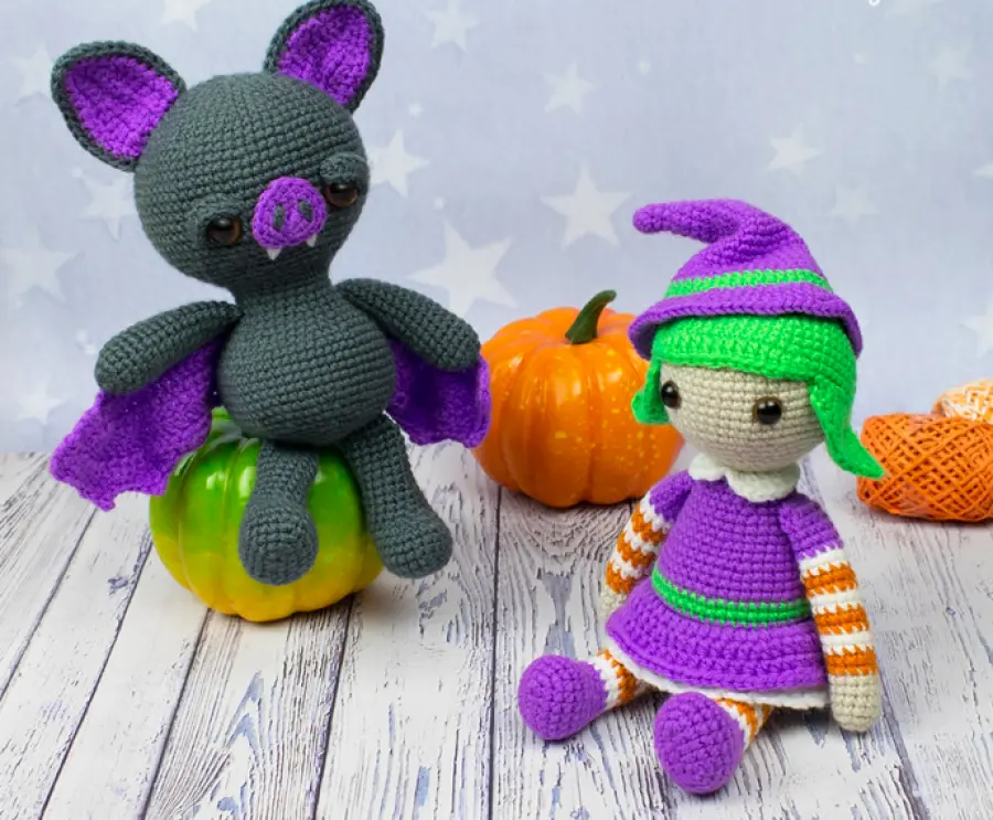 Schemi uncinetto: lo spaventoso pipistrello