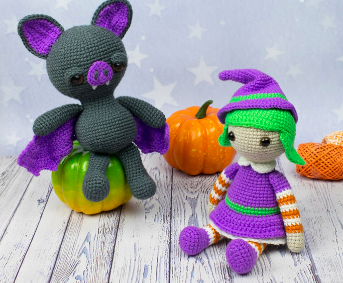 Schemi uncinetto: lo spaventoso pipistrello