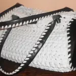 Borsa bauletto in fettuccia: la mia prima creazione
