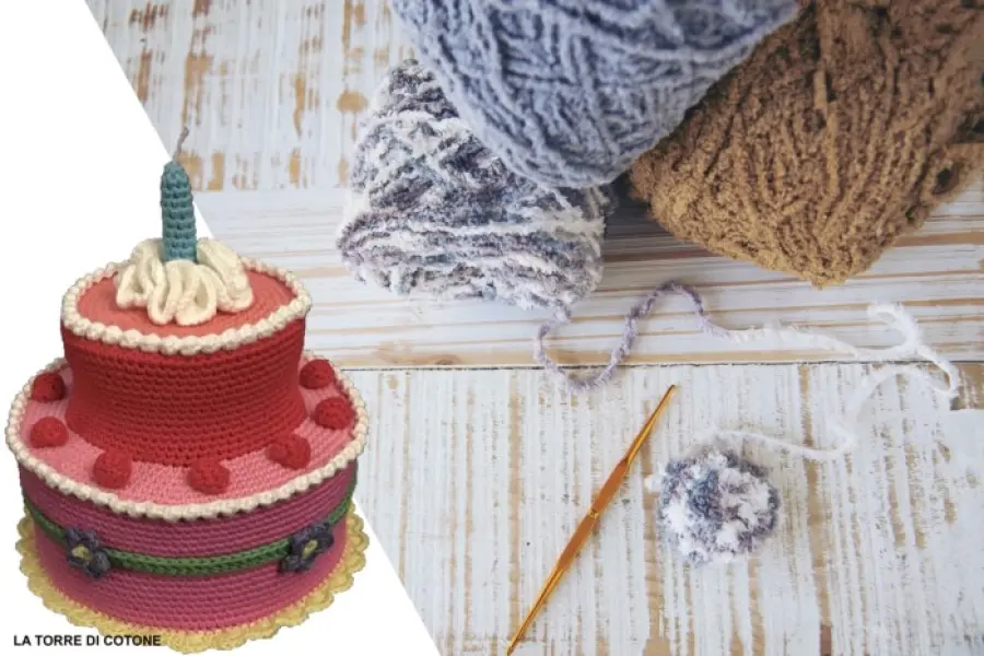 Schemi uncinetto: la torta di compleanno