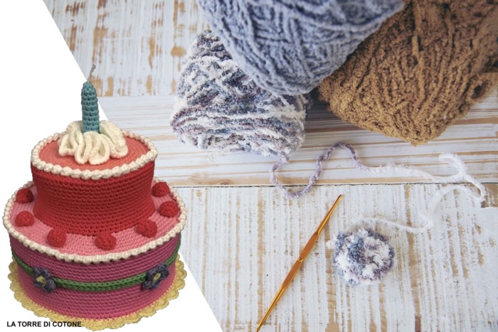 Schemi uncinetto: la torta di compleanno
