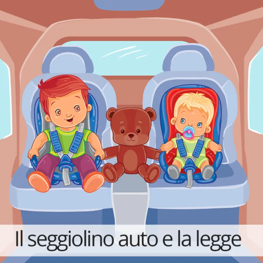 Il seggiolino auto e la legge