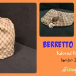 Cucire un berretto in jersey per bimbo di 2-4 anni - tutorial fotografico