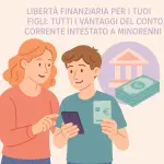 Libertà finanziaria per i tuoi figli: tutti i vantaggi del conto corrente intestato a minorenni