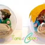 Schema all'uncinetto per una mini-natività