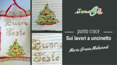 Come fare il punto croce sui lavori a uncinetto