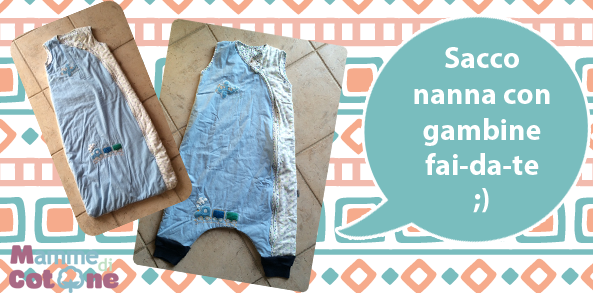 Come ottenere un sacco nanna con le gambine riciclando una vecchia felpa