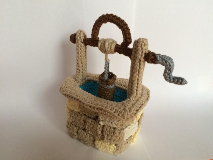 15° schema presepe all'uncinetto: il pozzo