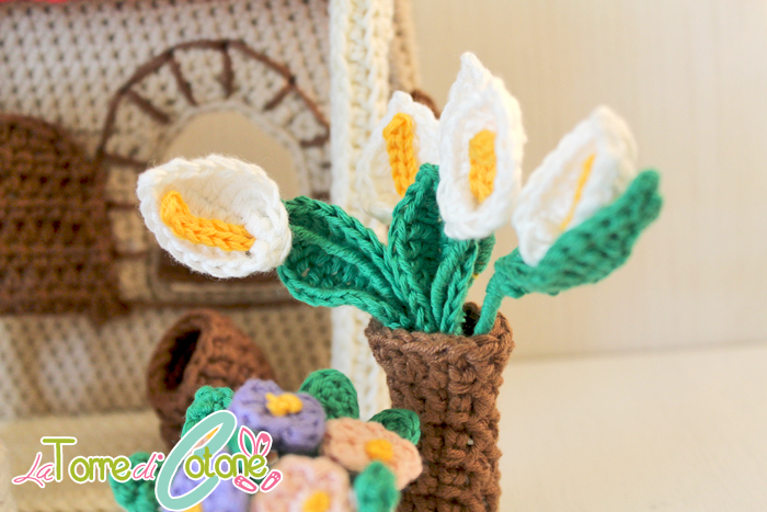 13°schema sal: 2^ parte bottega della fioraia – Fiori all'uncinetto