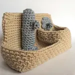 4° Schema presepe all'uncinetto: la fontana