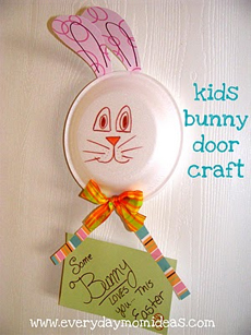 10 lavoretti di Pasqua da fare con i bambini, decorazione porta