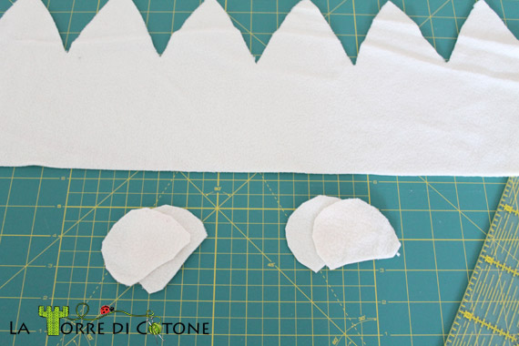 Cuffietta con orecchie in pile - Cartamodello