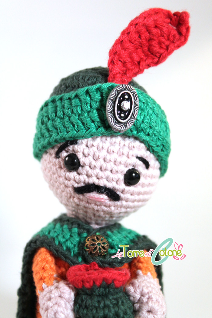 Presepe all'uncinetto 2014: Re Magio Gaspare